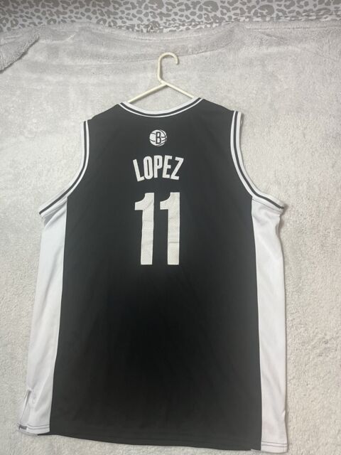 Camiseta nba de Lopez Brooklyn Blanco